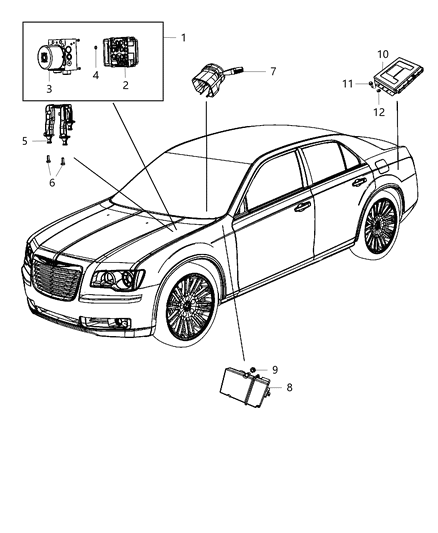 Bracket Anti-Lock Brake Module