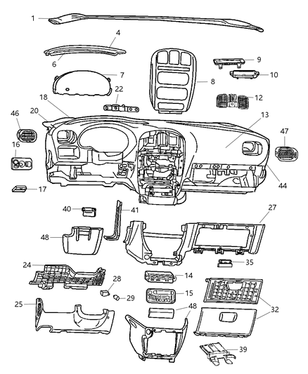 Panel Instrument Panel