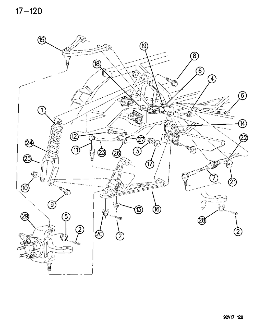 Knuckle, Rear