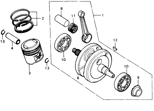 Piston (Over Size) (0.50)