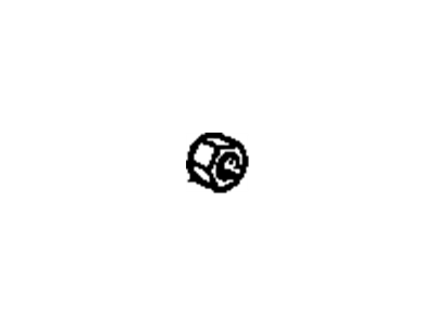 Nut, Rear License Lamp
