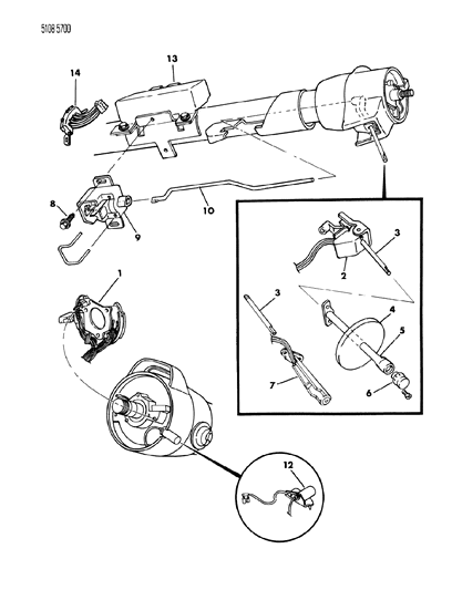 Knob, W/S Wiper And Washer Switch (W/O Intermittent) Assy.