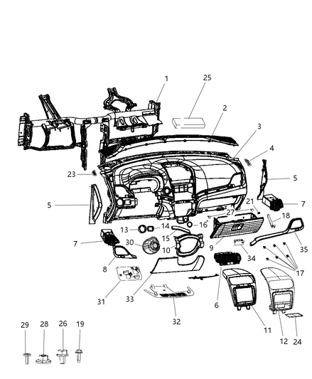 Gap Hider Steering Column Shroud
