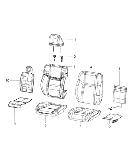 Cover Front Seat Cushion