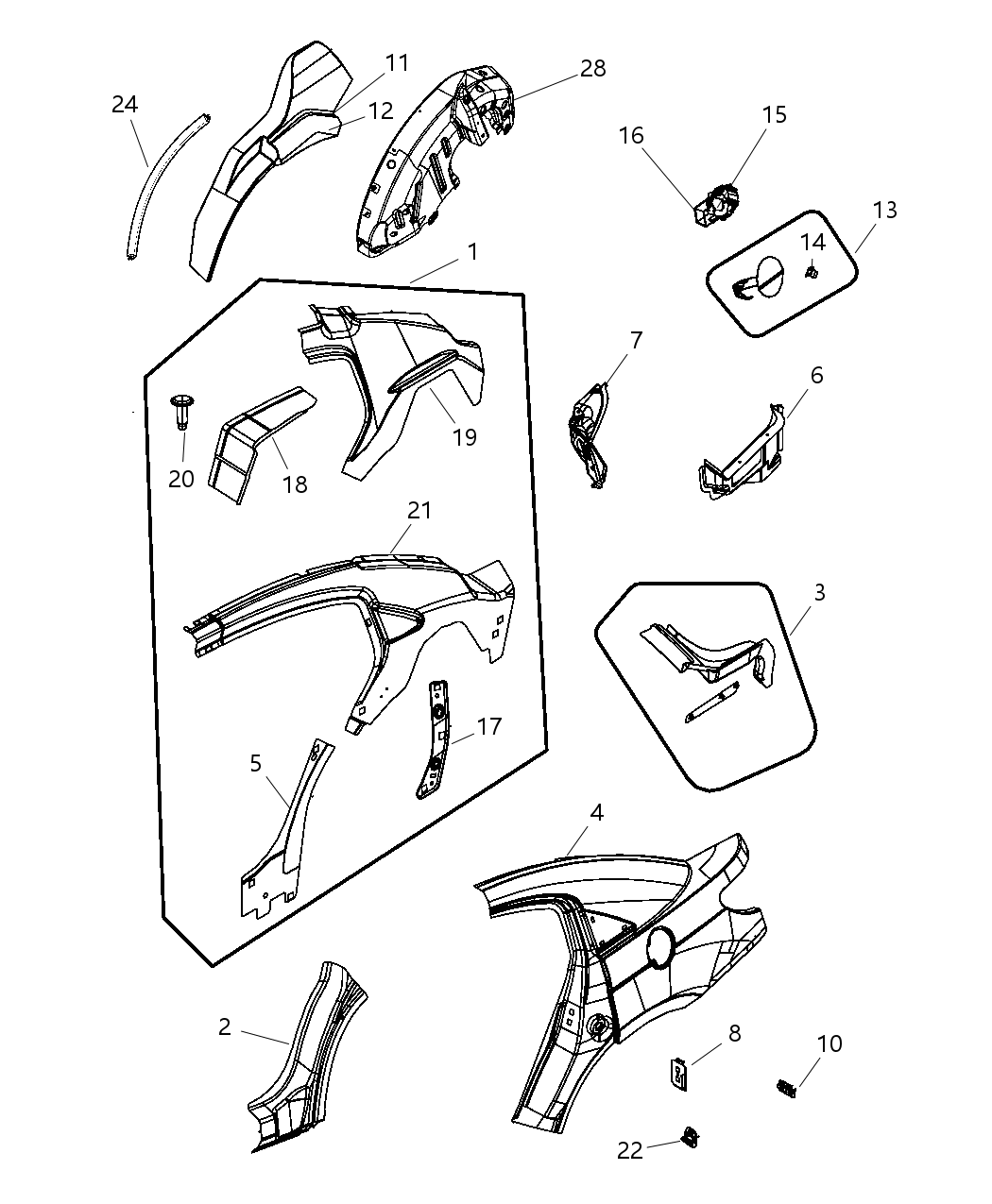 Panel Taillamp Mounting