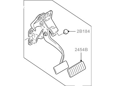 Pedal And Bracket Asy