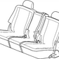 Seat Belt Rear Inner Center