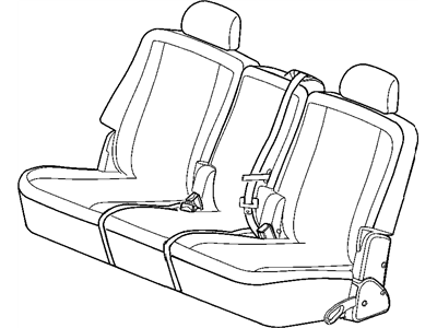 Seat Belt Rear Inner Center