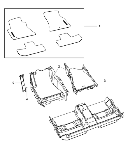 Mat Kit Floor Front And Rear