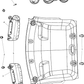 New 2009-2012 Fits Chrysler 1500 Visor-Without Mirror - Part # 1HR89BD1AB