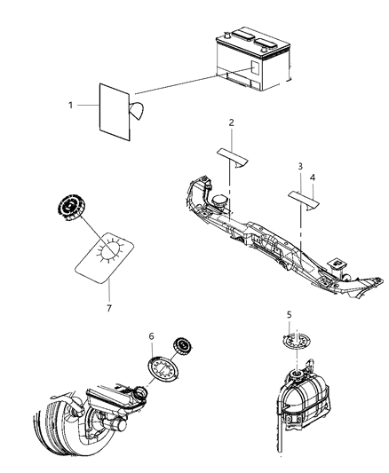 Label Emission, A/C Spec. & Belt Rtg.