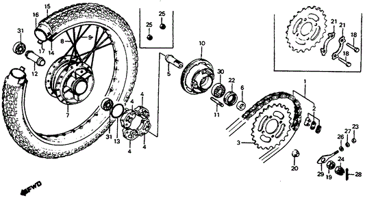 Spoke Set B (10X160.5)