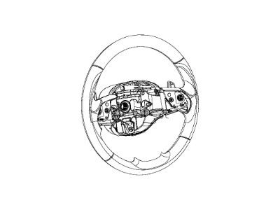 New 2014 Fits Chrysler Grand Cherokee Wheel-Steering - Part # 5QV291ULAA