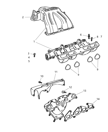 New 2002-2006 Fits Chrysler Liberty, Wrangler Screw-Hexagon Flange Head - Part # 6506663AA