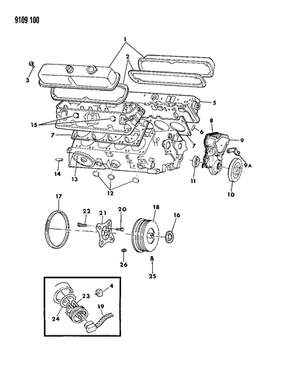 Plug, Cylinder Block Oil Line