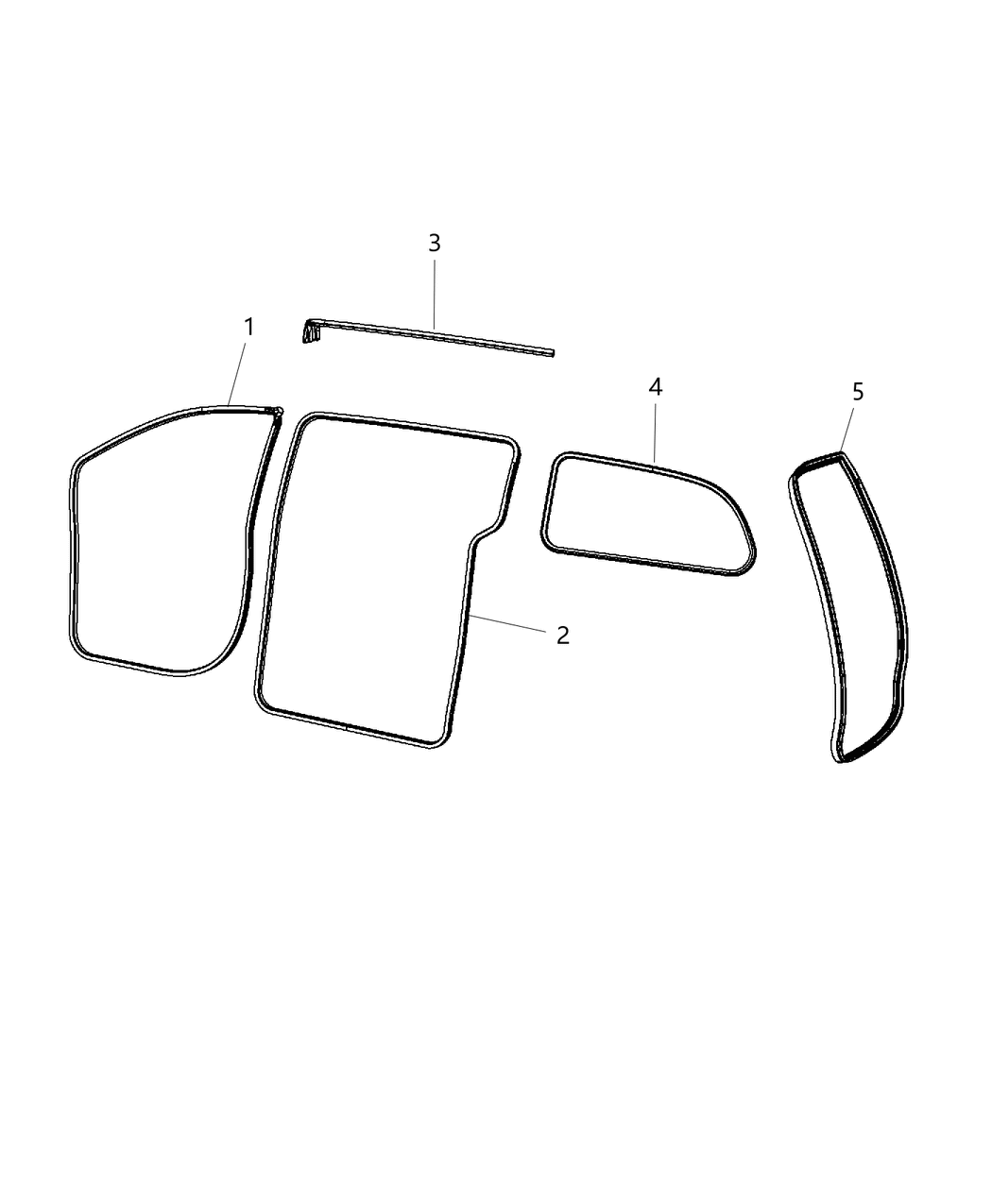 Weatherstrip Rear Door Opening