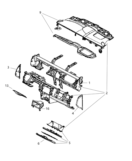 Latch Glovebox Door