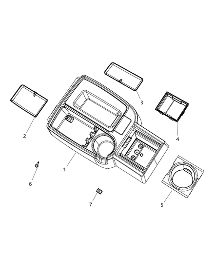 Console Floor Front