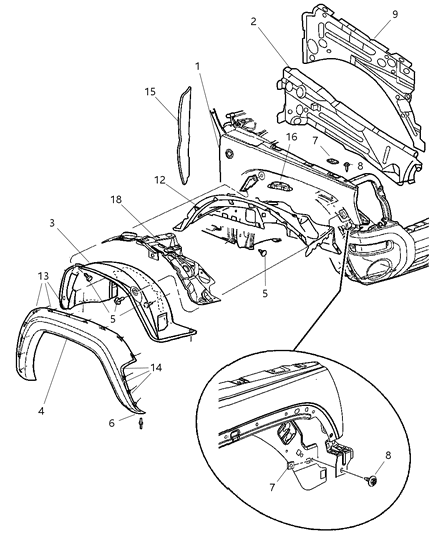 Applique Fender Wheel Opening