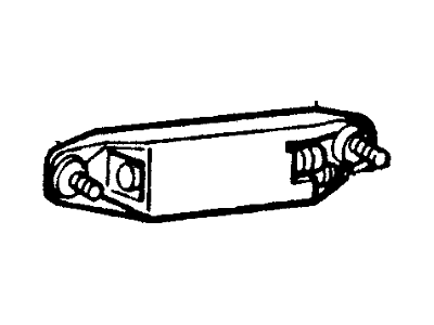 Thru 22405 Handle (Door Outside) - Incl. Attaching Parts