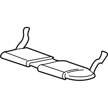 Frame And Spring - Rr Seat Cushion