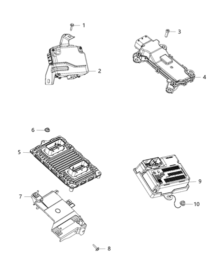 Cover Engine Control Module