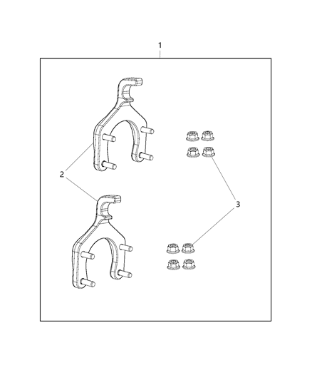Hook Kit Tow - Front
