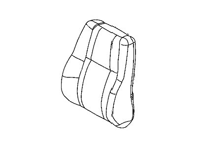 New 2007 Fits Chrysler Commander Front Seat Back Cover - Part # 1JF481D5AA