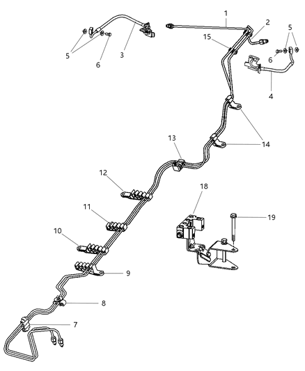 Junction Block Brake Tube