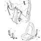 Seat Belt Front Inner Center, 40/20/40 Seat