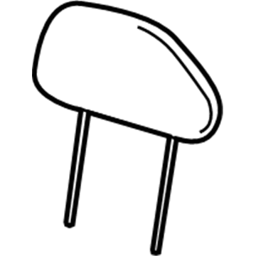 New 2009 Fits Chrysler Sebring Headrest-Front - Part # 1FS77XDVAC