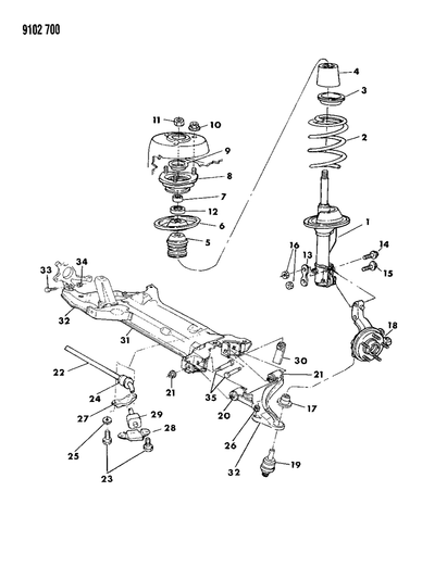 Bushing, Rear W/Std. Susp.