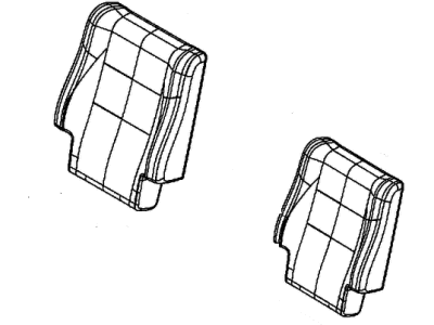 Cover Rear Seat Back 2Nd Row