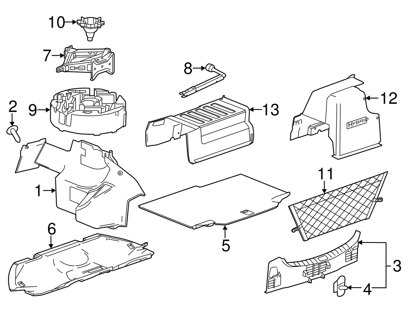 Trunk Side Trim