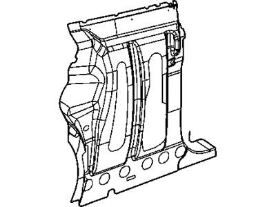 New 2001-2006 Fits Chrysler Sebring Reinfmnt-Quarter Panel - Part # 5056057AC