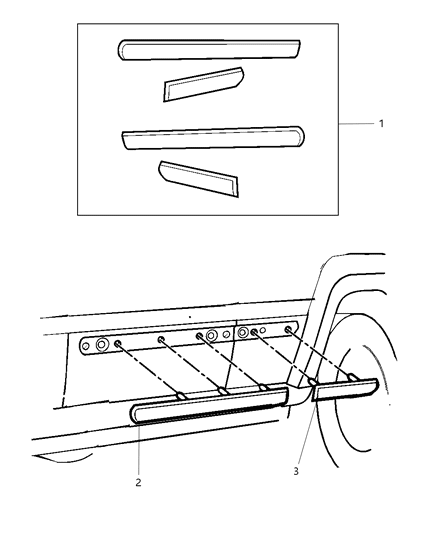 New Fits Chrysler Appearance Accessory Package - Part # 82211183