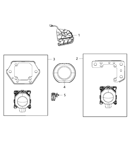 New 2018 Fits Chrysler Grand Cherokee Sensor-Adaptive Speed Control Modu - Part # 4672628AB