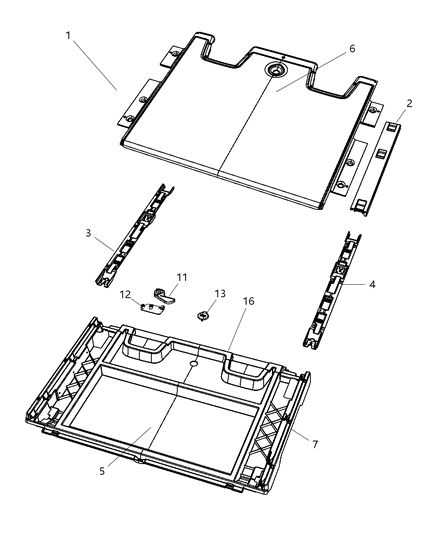 Handle Load Floor Release