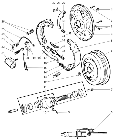 Shoe And Lining Kit Drum