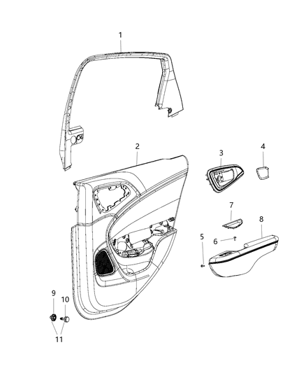 Molding Rear Door