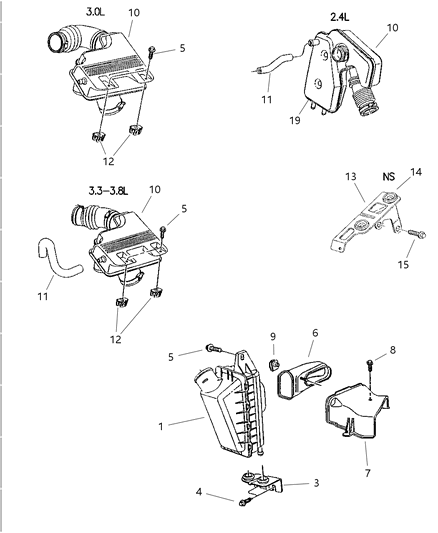 Bracket Assy, Air Cleaner Mounting