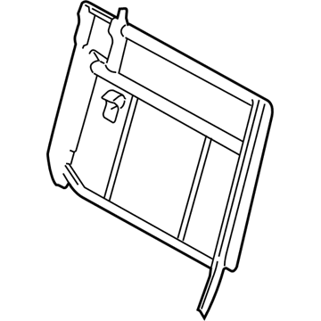 Frame - Rear Seat Back Retaining