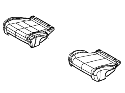 Cover Rear Seat Cushion 2Nd Row