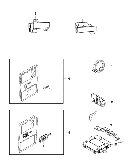Antenna Ignition Lock Cylinder