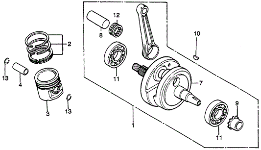 Ring Set, Piston (Over Size) (0.25)
