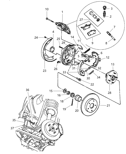 Hub And Bearing Brake