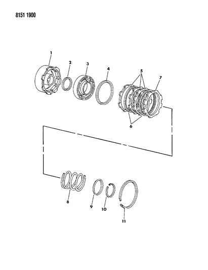 Plate, Frt. Clutch Reaction, 1/5" Thk.