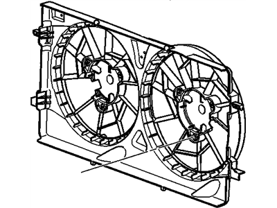 Shroud Kit, Radiator Fan Shroud