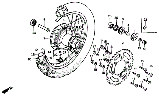 Spoke Set, Rr.
