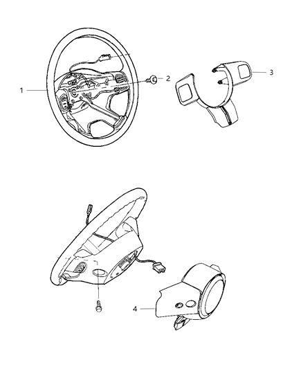 New 2012 Fits Chrysler Liberty Wheel-Steering - Part # 1XT461DVAA